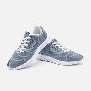 Blue Succulent Athletic Sneakers