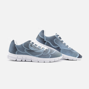 Blue Succulent Athletic Sneakers