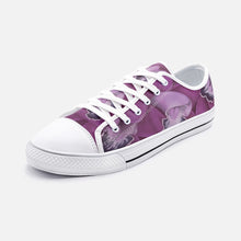 Load image into Gallery viewer, Fuchsia Orchid Low Top Canvas Shoes