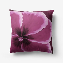 Load image into Gallery viewer, Magenta Hibiscus Throw Pillow