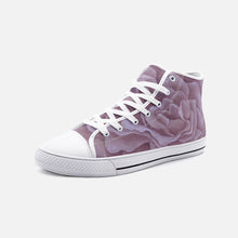 Load image into Gallery viewer, Plum Rose High Top Canvas Shoes