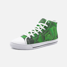 Load image into Gallery viewer, Emerald Succulent High Top Canvas Shoes