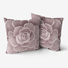 Load image into Gallery viewer, Blush Succulent Throw Pillow
