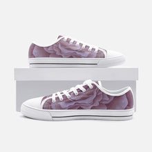 Load image into Gallery viewer, Plum Rose Low Top Canvas Shoes