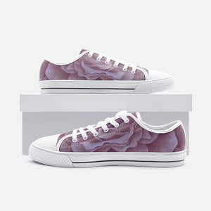 Plum Rose Low Top Canvas Shoes