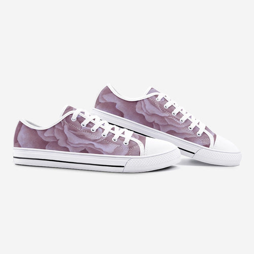 Plum Rose Low Top Canvas Shoes