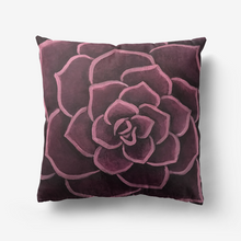Load image into Gallery viewer, Crimson Succulent Throw Pillow