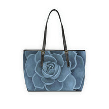 Load image into Gallery viewer, Blue Succulent Handbag