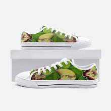 Load image into Gallery viewer, Lime Orchid Low Top Canvas Shoes