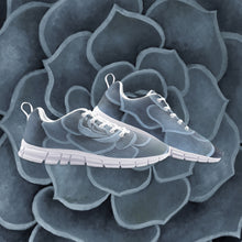 Load image into Gallery viewer, Blue Succulent Athletic Sneakers
