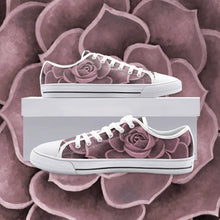 Load image into Gallery viewer, Blush Succulent Low Top Canvas Shoes