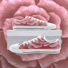 Load image into Gallery viewer, Coral Rose Low Top Canvas Shoes