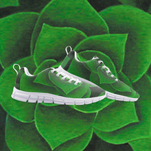 Load image into Gallery viewer, Emerald Succulent Athletic Sneakers