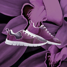 Load image into Gallery viewer, Fuchsia Orchid Athletic Sneakers