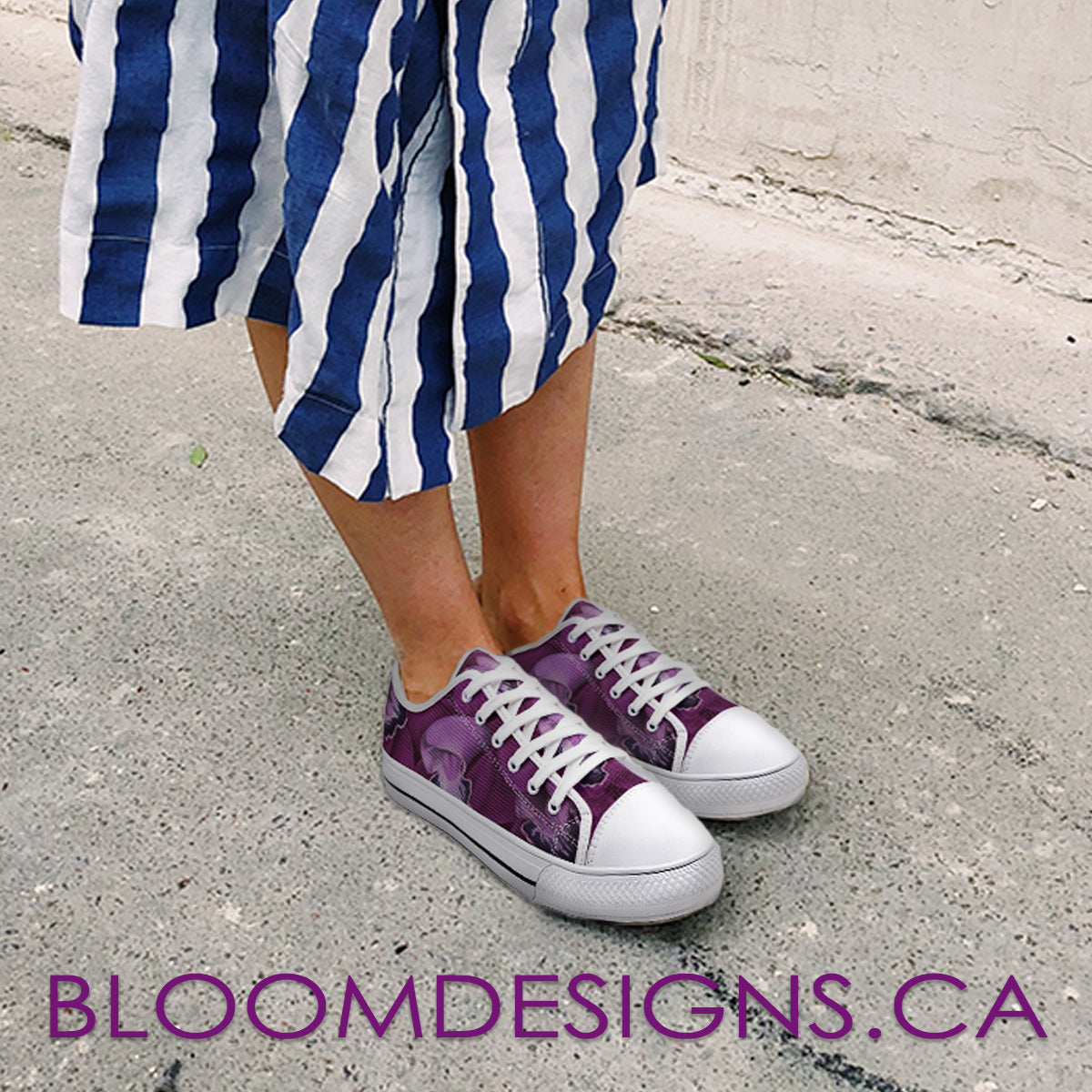 Fuchsia Orchid Low-top Sneakers