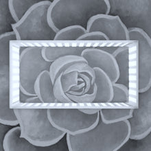 Load image into Gallery viewer, Light Grey Succulent Crib Sheets