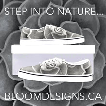 Load image into Gallery viewer, Grey Succulent Loafer Sneakers