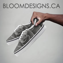 Load image into Gallery viewer, Grey Succulent Loafer Sneakers