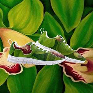 Lime Orchid Athletic Sneakers
