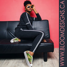 Load image into Gallery viewer, Lime Orchid Low Top Canvas Shoes