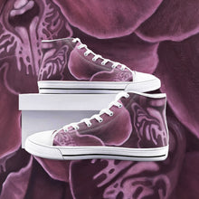 Load image into Gallery viewer, Mauve Orchid High Top Canvas Shoes