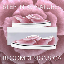 Load image into Gallery viewer, Pink Rose Canvas Loafer Sneakers