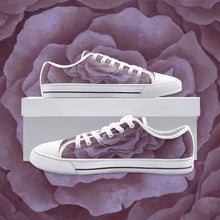Load image into Gallery viewer, Plum Rose Low Top Canvas Shoes