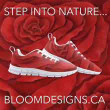 Load image into Gallery viewer, Red Rose Athletic Sneakers