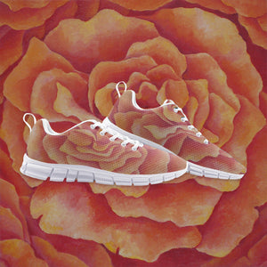 Tangerine Rose Athletic Sneakers
