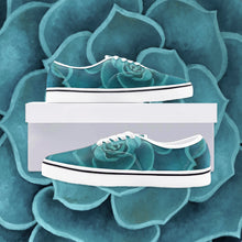 Load image into Gallery viewer, Teal Succulent Loafer Sneakers