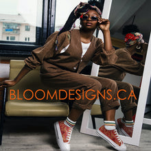 Load image into Gallery viewer, Tangerine Rose Low Top Canvas Shoes