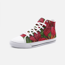 Load image into Gallery viewer, Tropical Garden High Top Canvas Shoes
