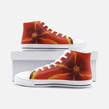 Load image into Gallery viewer, Red Hibiscus High Top Canvas Shoes
