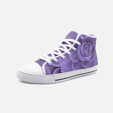 Load image into Gallery viewer, Purple Succulent High Top Canvas Shoes