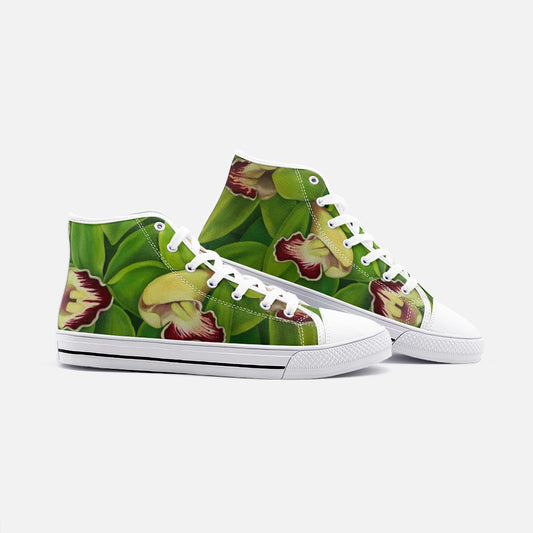 Lime Orchid High-top Sneakers