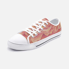 Load image into Gallery viewer, Tangerine Rose Low Top Canvas Shoes
