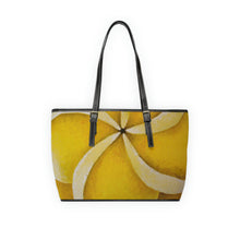 Load image into Gallery viewer, Yellow Plumeria Handbag