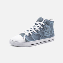 Load image into Gallery viewer, Blue Succulent High Top Shoes