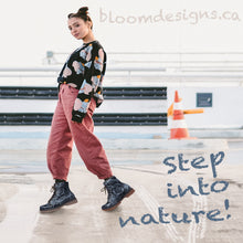 Load image into Gallery viewer, Cobalt Succulent Combat Boots
