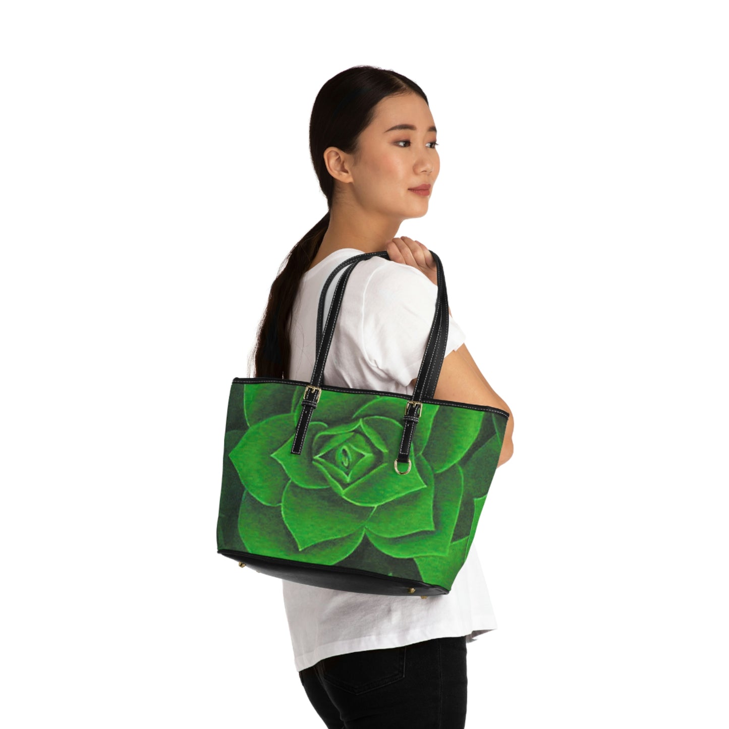 Emerald Succulent Handbag