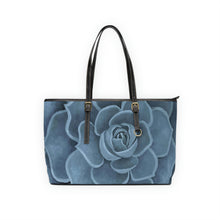 Load image into Gallery viewer, Blue Succulent Handbag
