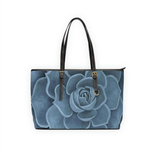 Blue Succulent Handbag