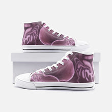 Load image into Gallery viewer, Mauve Orchid High Top Canvas Shoes