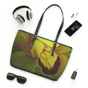 Chartreuse Orchid Handbag