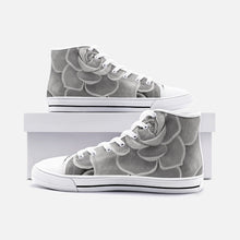 Load image into Gallery viewer, Grey High Top Canvas Shoes