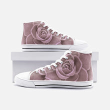Load image into Gallery viewer, Blush Succulent High Top Canvas Shoes
