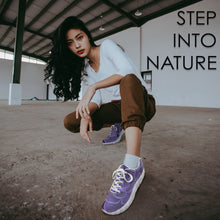 Load image into Gallery viewer, Purple Succulent Athletic Sneakers